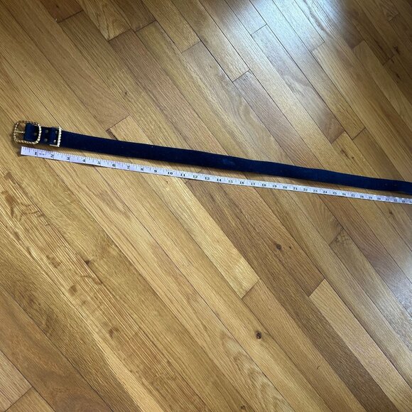 Vintage Cricket Lane Maroon & Blue Plaid Midi Skirt With Elastic Waist - Picture 7 of 11